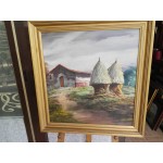 Голям картина масло на фазер Испания - 3667